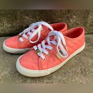 GbG G by Guess Los Angeles Backer Quilted Pink Sneakers Shoes Women’s Size 6M 6